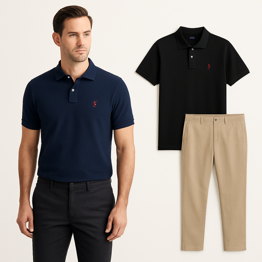 Kit 2 Polo + 2 Calças RL